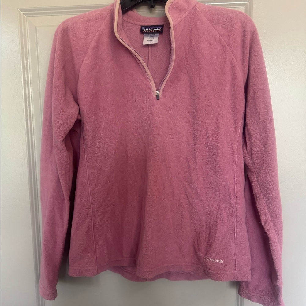 Patagonia Pink Synchilla Quarter Zip